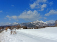 雪景色の高原 4