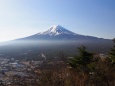 河口湖天上山公園から望む富士山