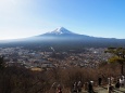 河口湖天上山公園から望む富士山