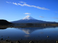 河口湖の逆さ富士