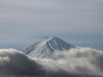 雲の上に富士山