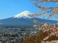 春の富士吉田市