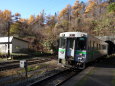 晩秋の秘境駅