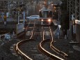 夕暮れの京王電車