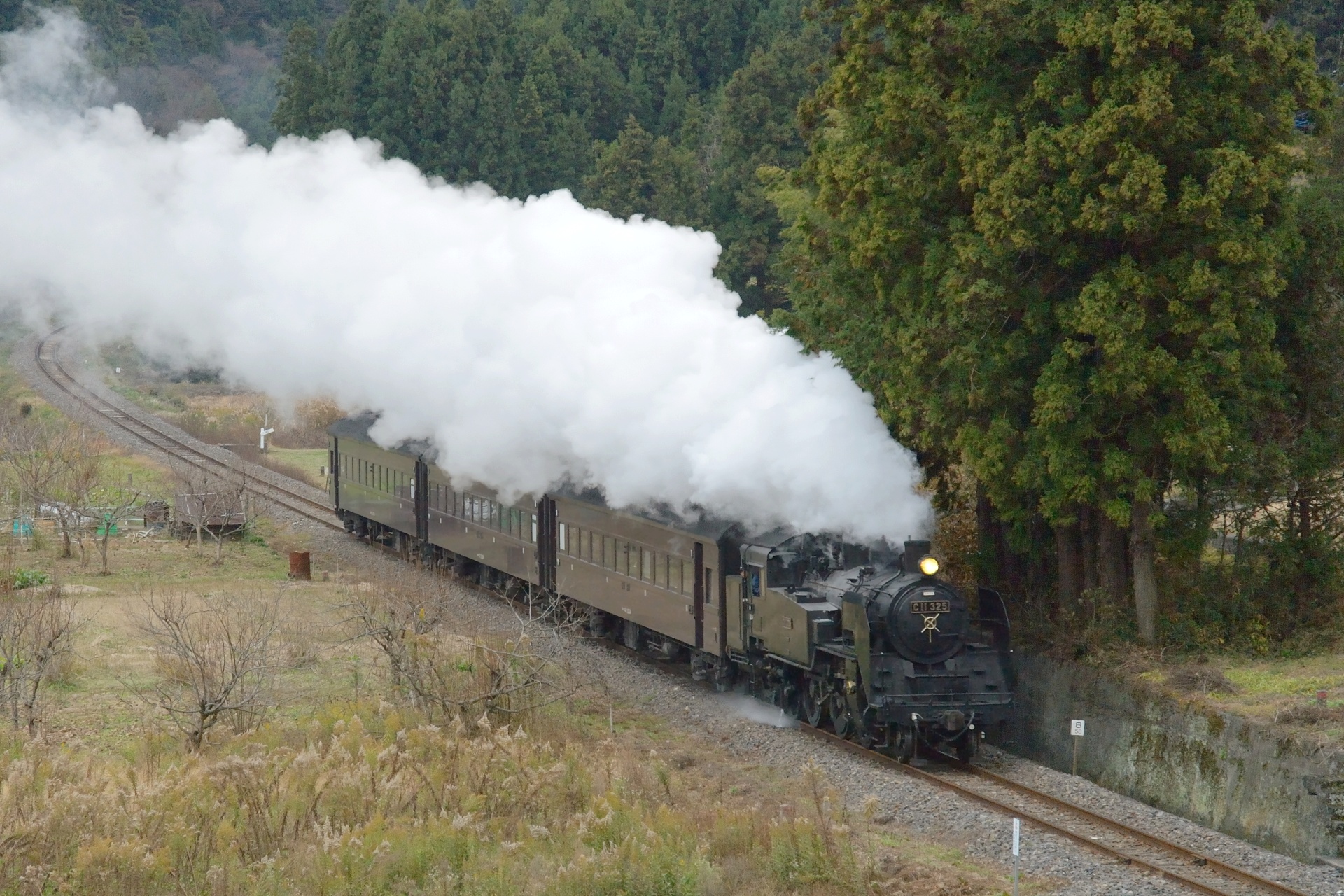 鉄道 蒸気機関車 白煙のsl列車 壁紙19x1280 壁紙館