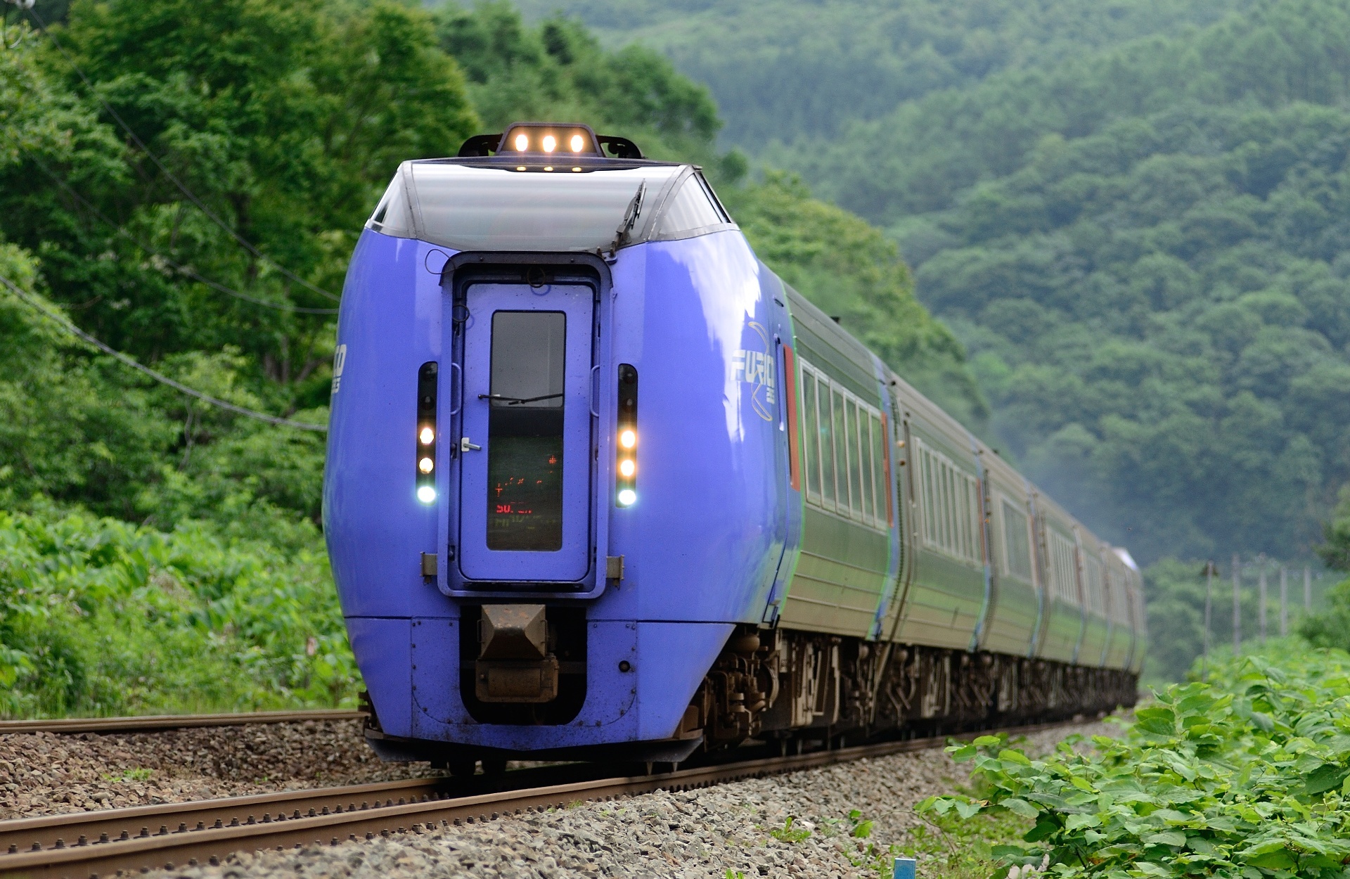 鉄道 気動車 キハ2系 特急スーパー北斗 壁紙19x1250 壁紙館