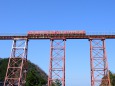 懐古 空高く余部鉄橋