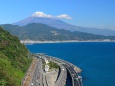 さった峠から望む富士山