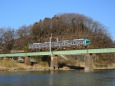 鉄橋を渡る上毛電鉄700型