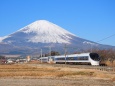 富士山と特急あさぎり 371系