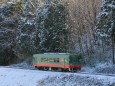 雪景色の真岡鉄道