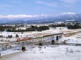 懐古 立山連峰と神岡貨物