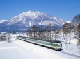 黒姫山とあさま色189系