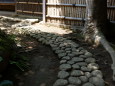 庭園の石畳