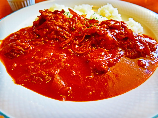 カフェのハヤシライス