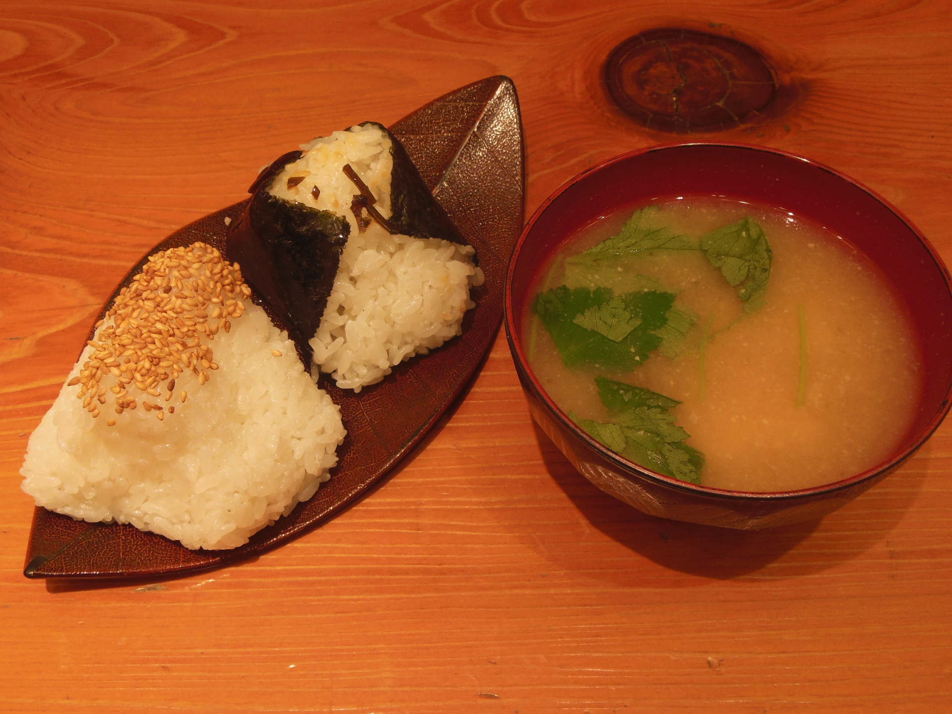 グルメ 食べ物 おむすびと味噌汁 壁紙19x1440 壁紙館