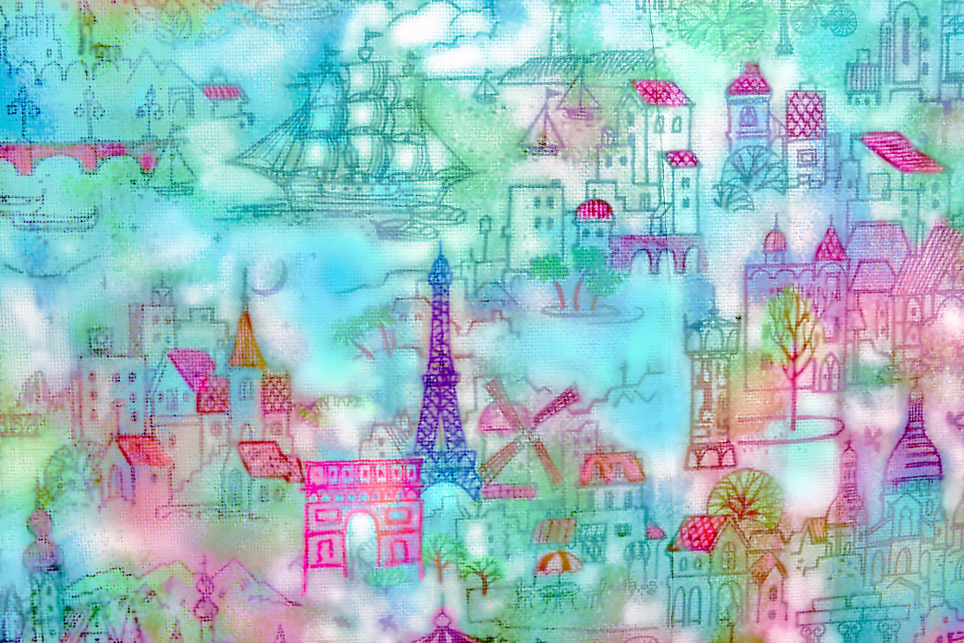 イラスト 絵画 壁紙 花の都 壁紙19x1280 壁紙館 イラスト 絵画 壁紙 花の都 壁紙19x1280 壁紙館