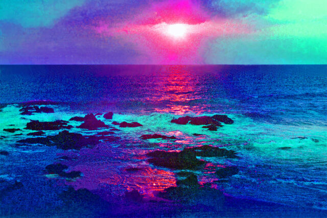 襟裳岬の朝～瑠璃色の地球