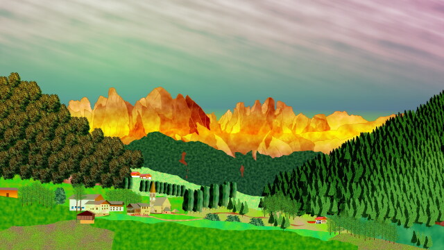 南チロルの風景