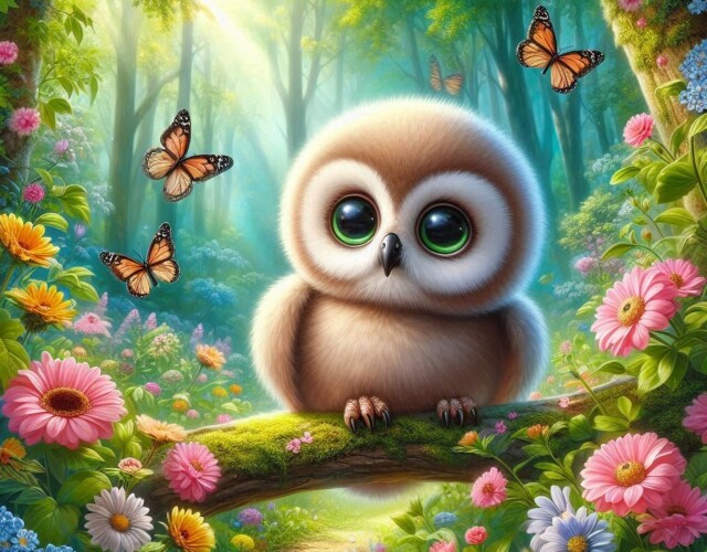 フクロウの子供