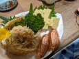 花巻の豆腐も毛蟹入り料理