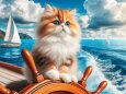 操舵士の猫