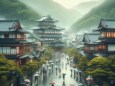 雨の長崎