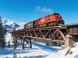 ロッキー山脈・大陸横断鉄道(AI)