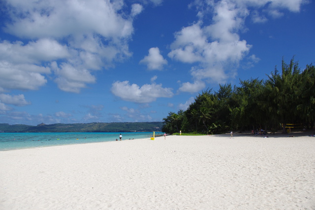 マニャガハ島の砂浜