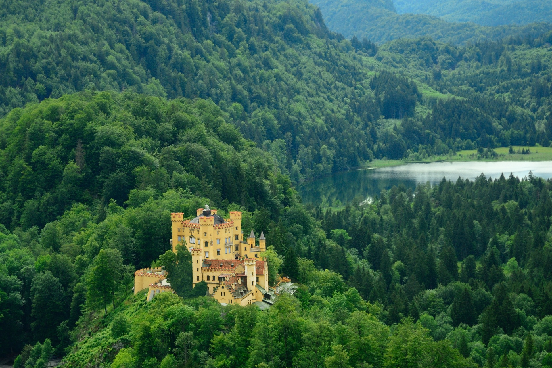 外国の風景 ホーエンシュヴァンガウ城 壁紙19x1280 壁紙館