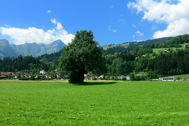 スイス 高原風景