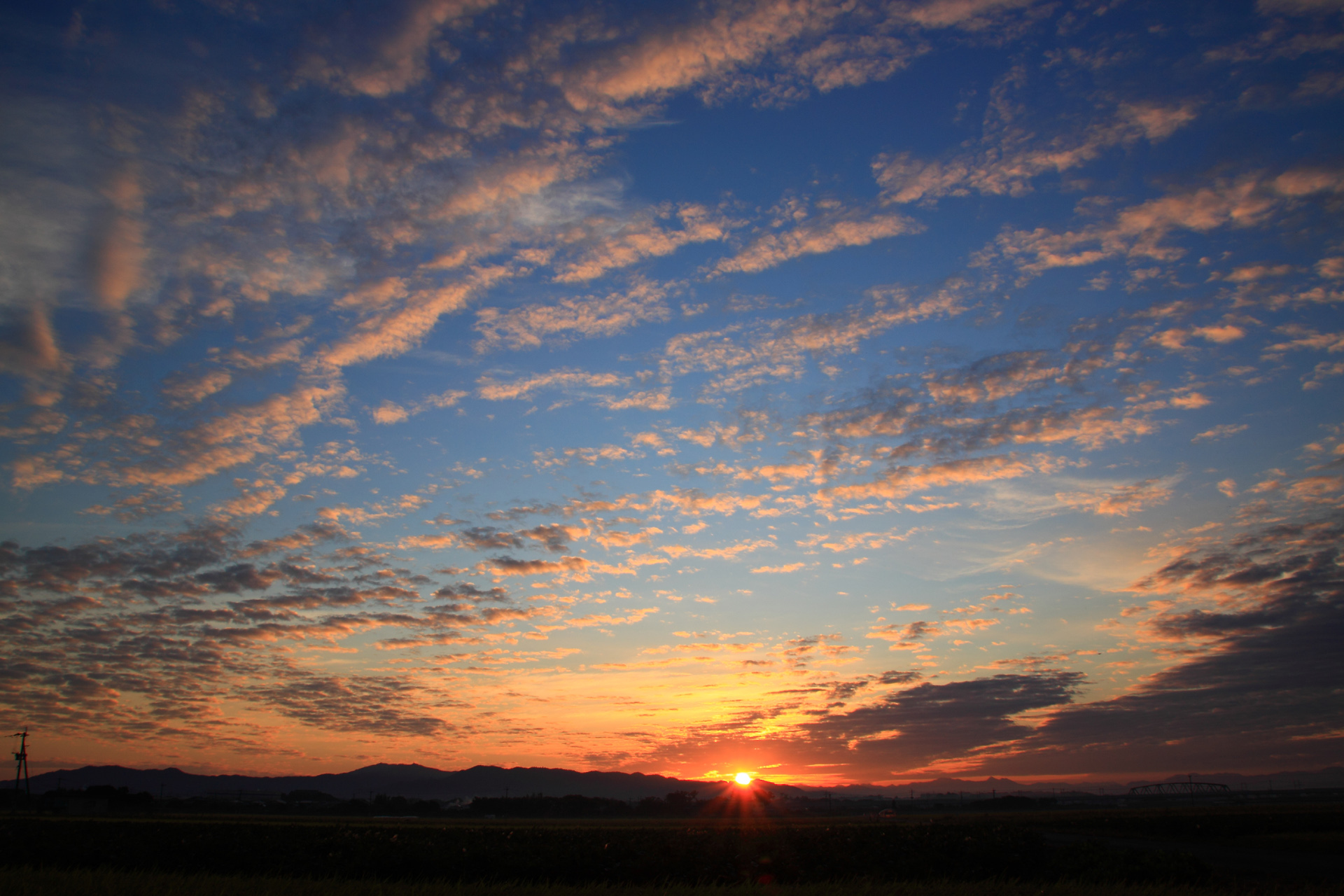 朝焼け 夕焼け 今朝の朝焼け 壁紙19x1280 壁紙館