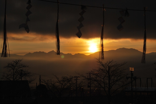 謹賀新年/南アルプス