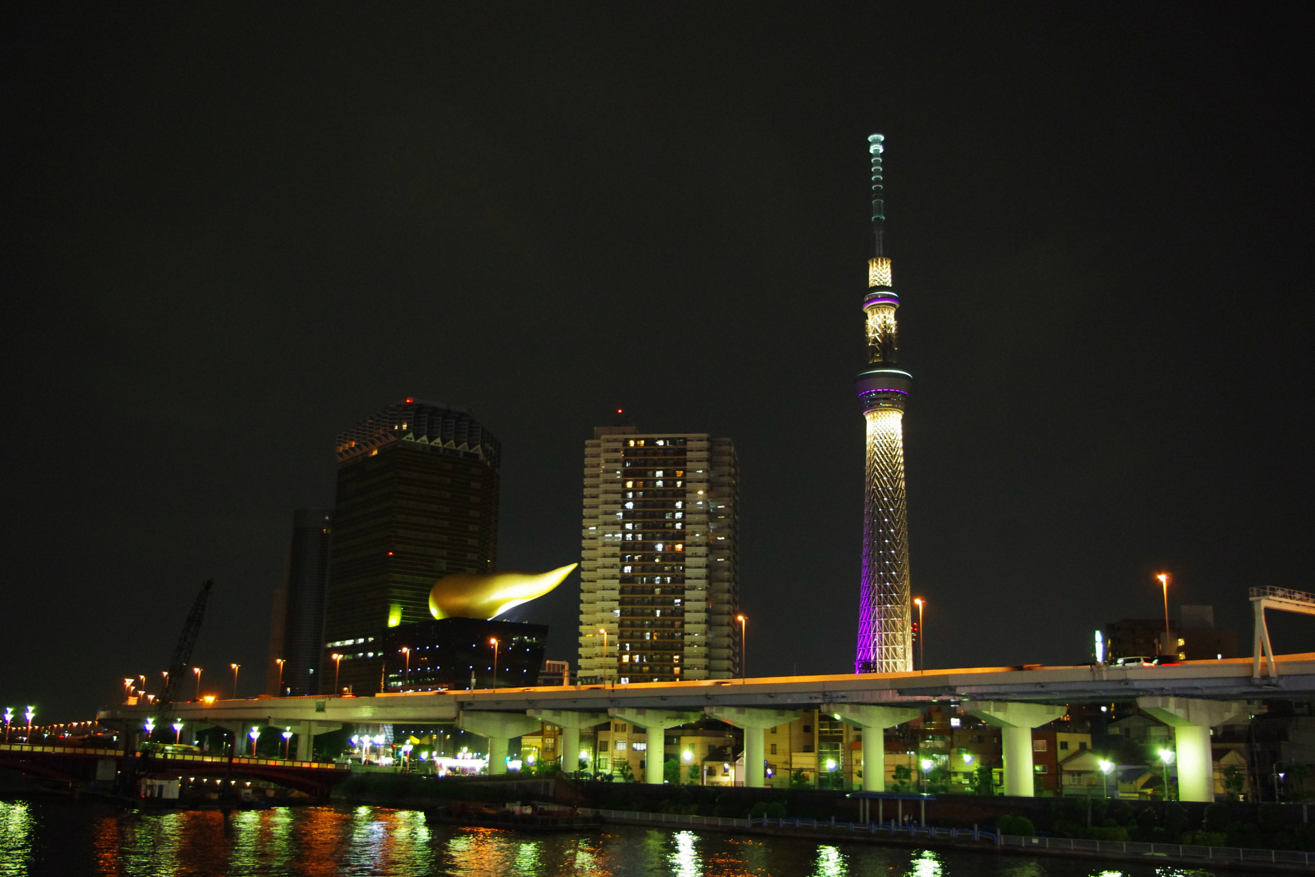 夜景 花火 イルミ 東京スカイツリー 雅 壁紙19x1280 壁紙館