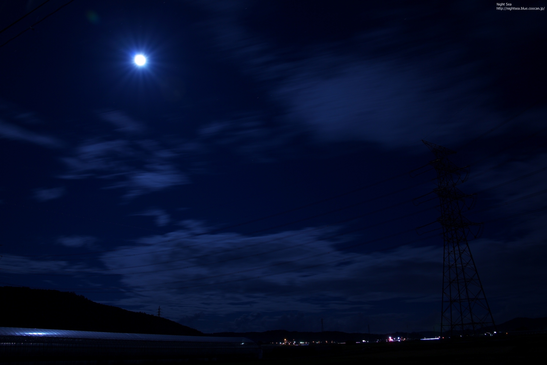 星 宇宙 空 満月と鉄塔 壁紙19x1280 壁紙館