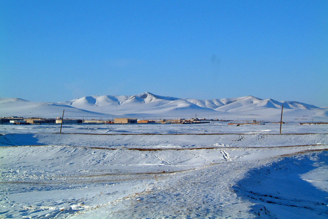 モンゴルの田舎町