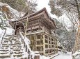 雪の那谷寺