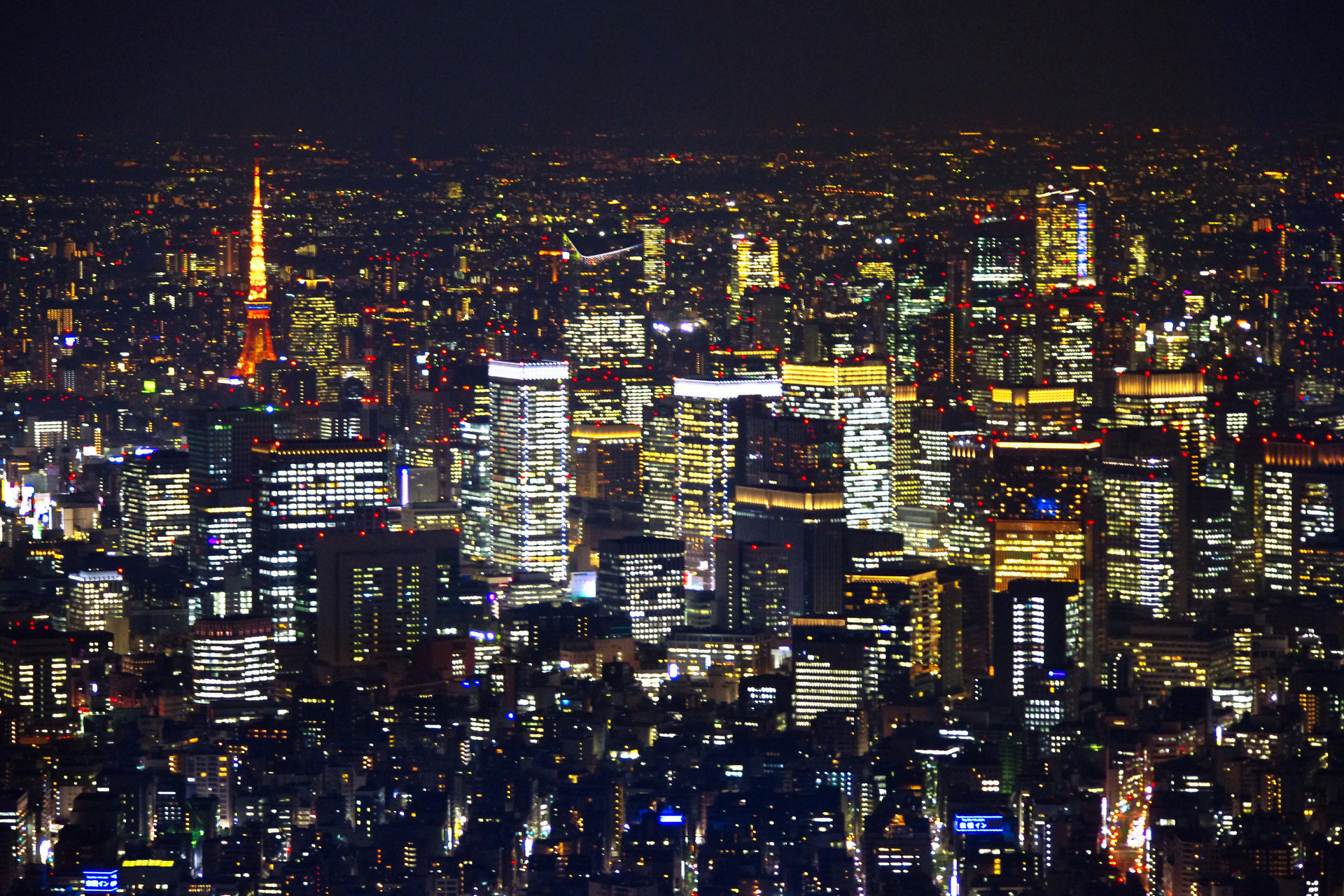 夜景 花火 イルミ スカイツリーからの夜景 壁紙19x1280 壁紙館