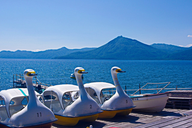 初夏の支笏湖
