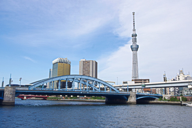 駒形橋とスカイツリー