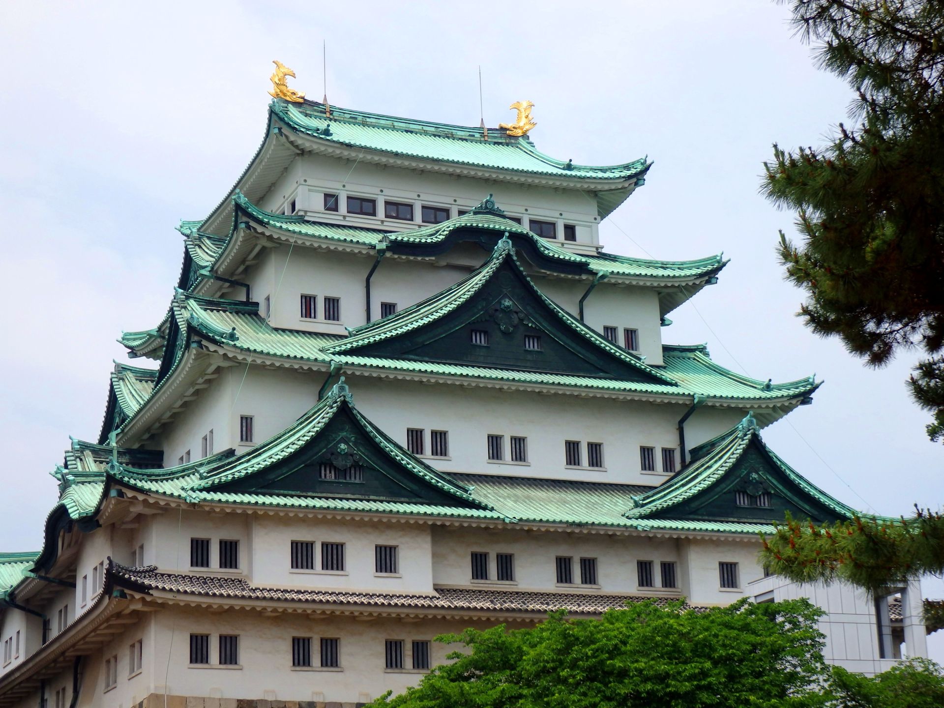 日本の風景 名古屋城天守 壁紙19x1440 壁紙館