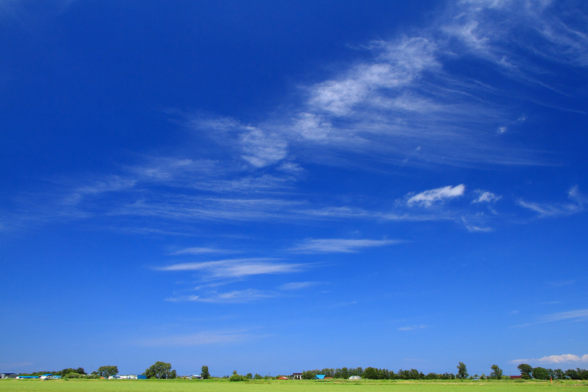 日本の風景 石狩の夏空 壁紙19x1280 壁紙館