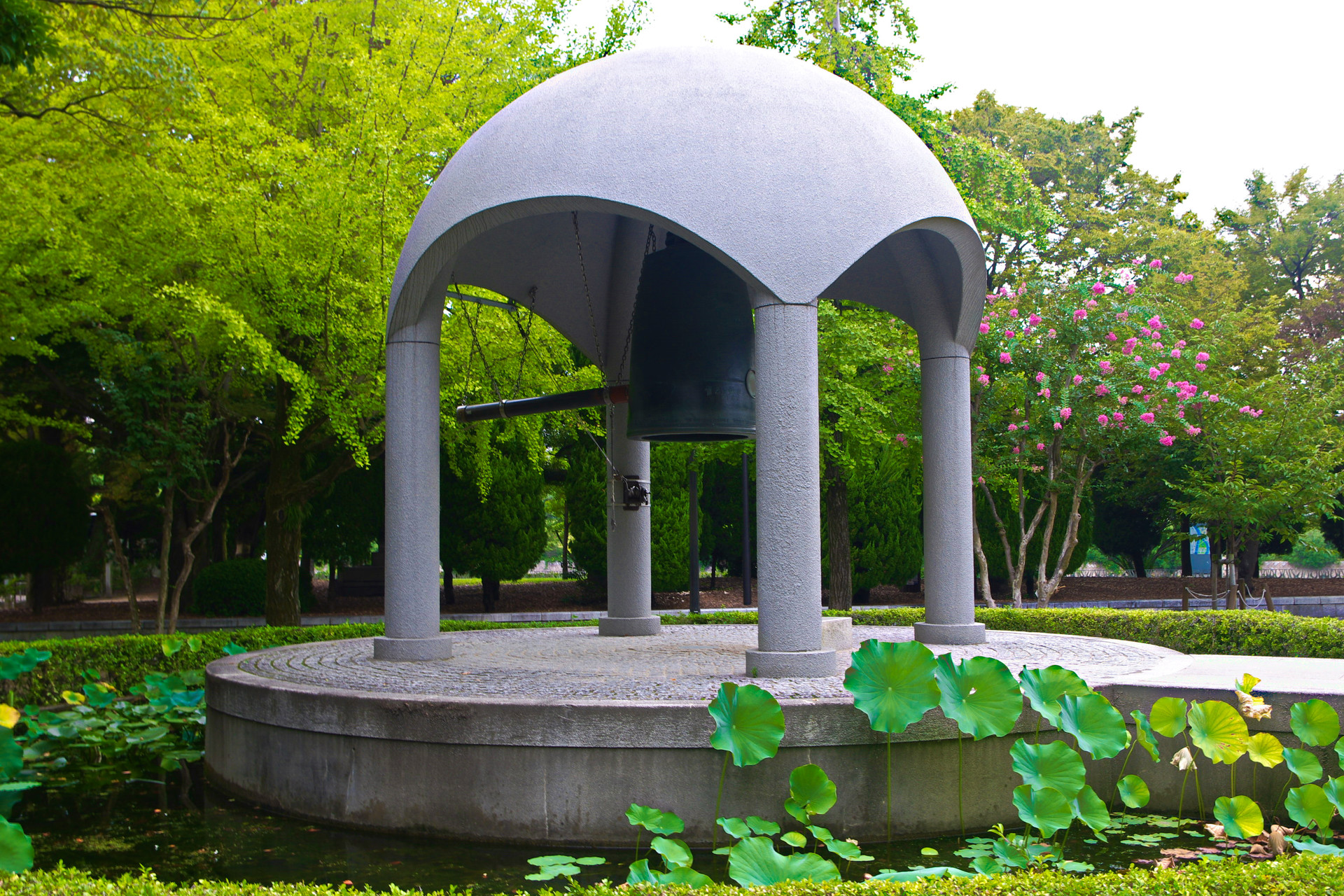 日本の風景 広島平和記念公園 平和の鐘 壁紙19x1280 壁紙館