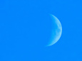 青い月 月齢=6.1