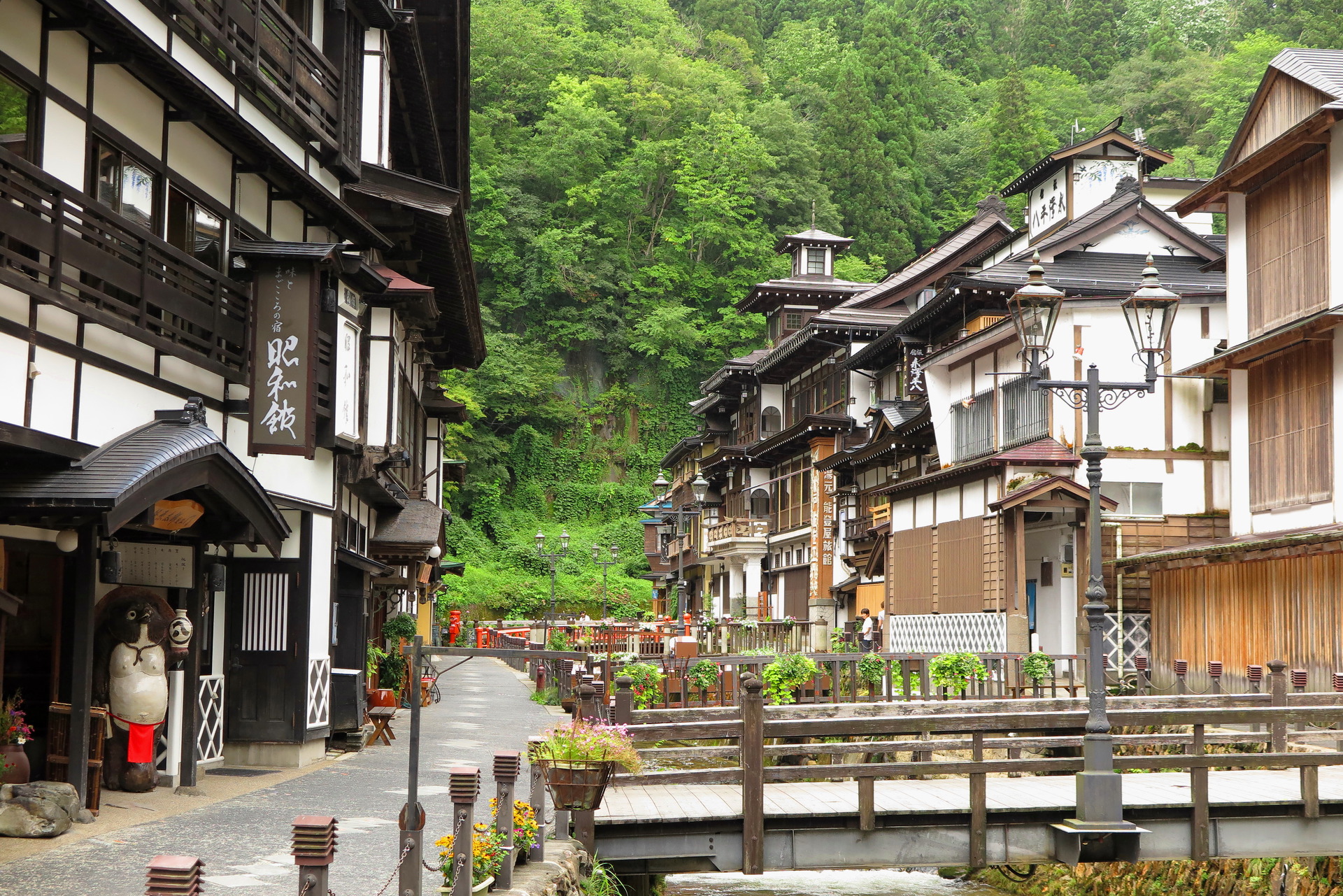 日本の風景 大正レトロな温泉街 壁紙19x1281 壁紙館