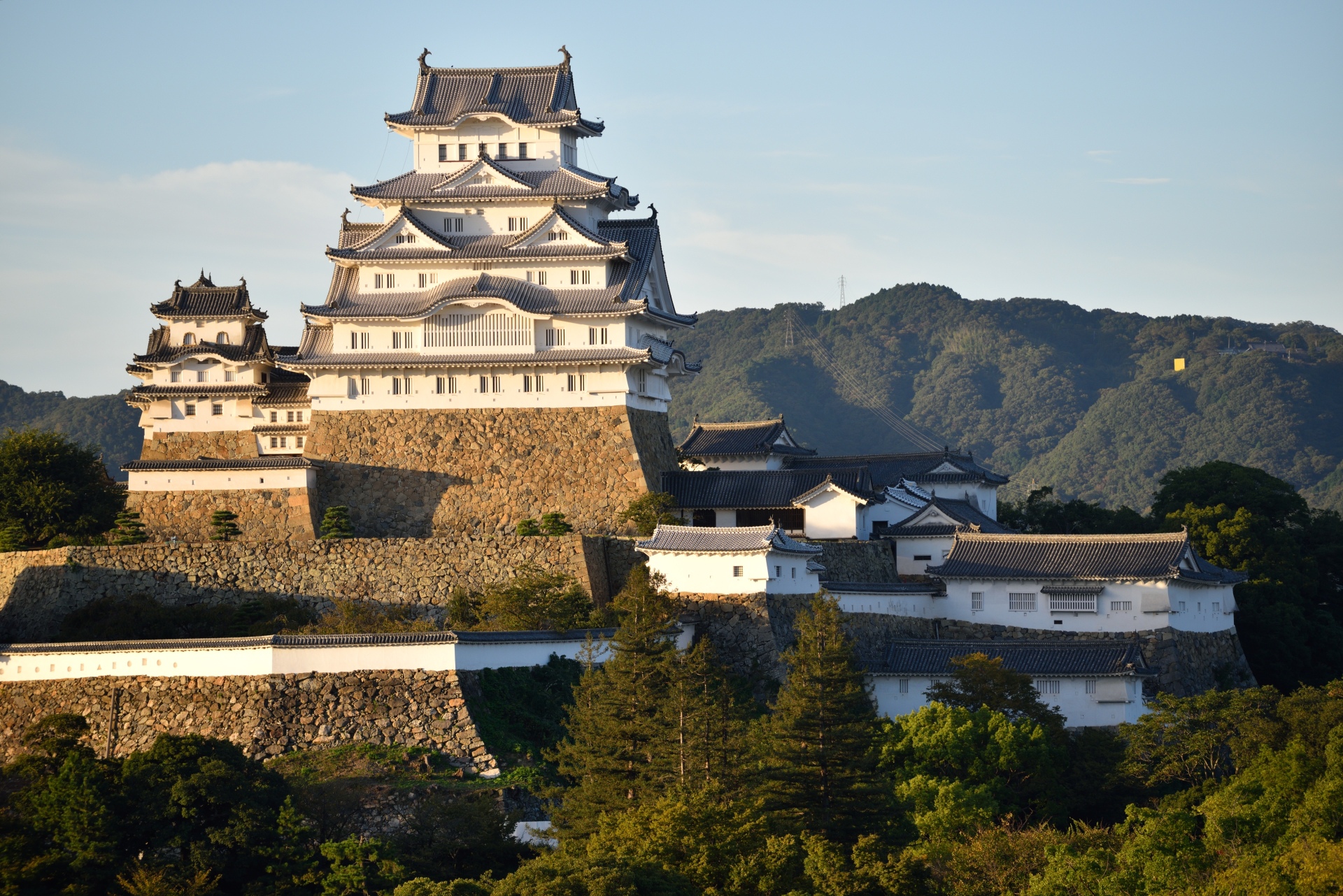 日本の風景 夕刻の姫路城 壁紙1920x1282 壁紙館