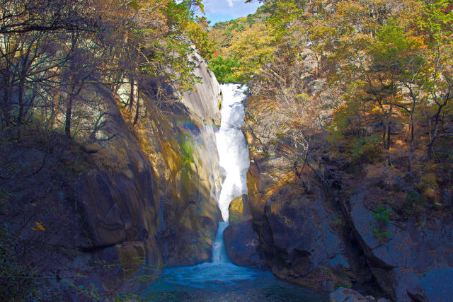 秋の昇仙峡・仙娥滝