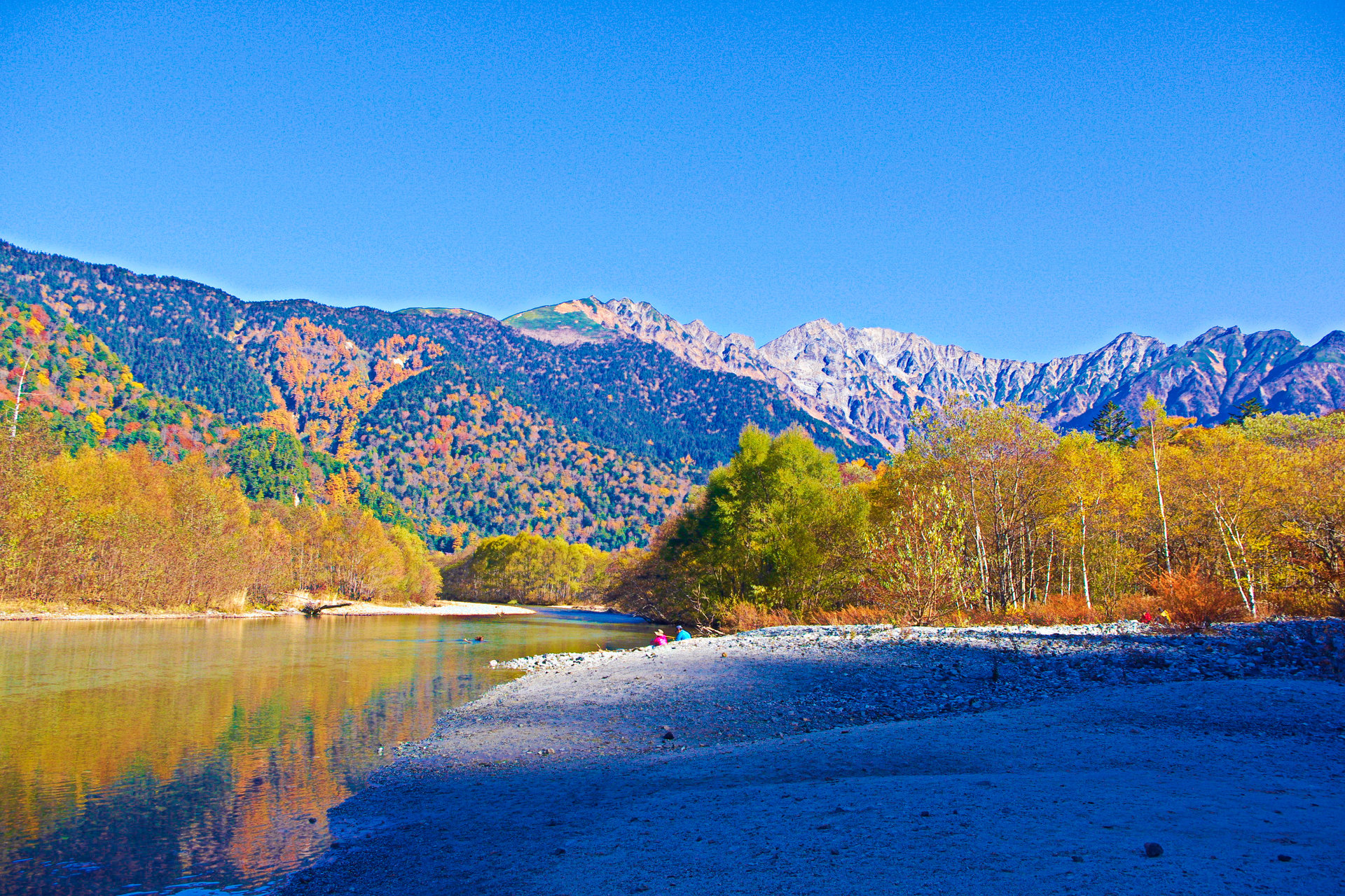 日本の風景 錦秋の上高地 壁紙19x1280 壁紙館