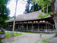 熊野神社の拝殿(長床)