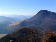 鶴見岳山頂から由布岳方面
